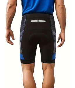 B503 Men's Eco-Friendly Viscose/Cotton <b>Plaid</b> Pattern Corduroy Sporty High Waist Breathable Cropped Summer Sports <b>Shorts</b> - Product Image 6