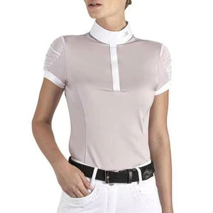 Vêtements d'équitation pour femmes de qualité supérieure, respirants, fabriqués sur mesure par un fournisseur d'usine, chemise de concours d'équitation - Product Image 4