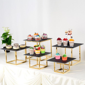Finest Quality Wooden Anf Metal Made <b>Birds</b> Designer Frame Cake <b>Stands</b> Multi Layer Dessert Display Home Decoration Accessories - Product Image 5