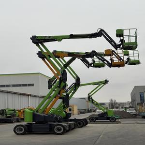 Plateforme élévatrice télescopique électrique remorquable 10M-20M, nacelle élévatrice araignée hydraulique 200Kg, prix usine - Product Image 2