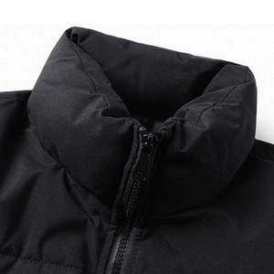 OEM Custom Manufacturer <b>Men</b> Winter Warm Down Jacket Zip Up Padded Puffer Jacket Outdoor Casual Coat - Product Image 3