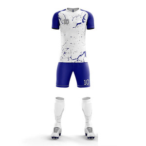 ชุดฟุตบอลทีมฟุตบอลแบบกำหนดเอง ระบายอากาศได้ดี แห้งเร็ว พิมพ์ลายแบบ Sublimation เต็มตัว ยืดหยุ่นสูง ชุดกีฬาสำหรับผู้ใหญ่ เสื้อเจอร์ซีย์และกางเกงขาสั้น - Product Image 6