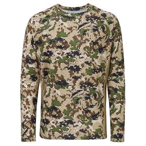 T-shirts de camouflage à manches courtes respirants en coton 100% de haute qualité, coupe régulière, motif camouflage Bottomland pour la chasse et la pêche - Product Image 1