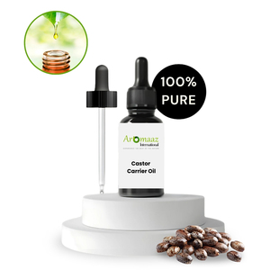 AROMAAZ INTERNATIONAL น้ำมันเมล็ดละหุ่งบริสุทธิ์ 100% สกัดเย็นสำหรับใช้บำรุงเส้นผม - Product Image 1