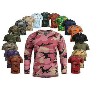 เสื้อยืดลายพรางแบบใหม่ แห้งเร็ว ระบายอากาศดี คอกลม แขนสั้น แขนยาว ชุดกีฬา เสื้อลำลอง ประสิทธิภาพสูง - Product Image 1