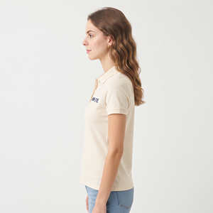 เสื้อโปโลผ้าฝ้ายสำหรับผู้หญิง สวมใส่สบายๆ แขนสั้น น้ำหนักเบา เหมาะกับฤดูร้อน ดีไซน์ทันสมัย คอปกคลาสสิก - Product Image 5