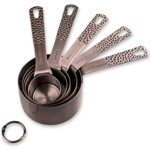 Decorative Kitchenware <b>Measuring</b> Cups And Spoon Set With Shiny Polished Handmade Tabletop Baking <b>Tools</b> Supplies In Lowest Price - Product Image 1