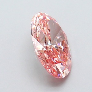 Diamant rose ovale fantaisie, rose vif, cultivé en laboratoire, CVD, clarté VS2, excellente taille, diamant rose éthique non monté, 1,87 carat - Product Image 4