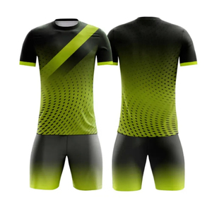 Conjunto de Camiseta de Fútbol Personalizada con Estampado Digital en Poliéster/Algodón, Cuello en V, Blanco y Azul, Manga Corta, Nombre del Equipo y Número Impresos - Product Image 4