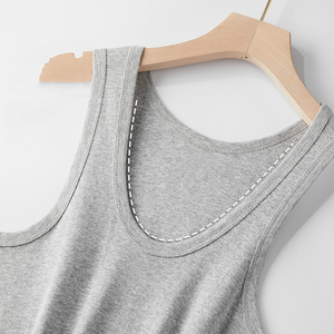 Débardeurs pour hommes en gros, haute qualité, logo personnalisé, vêtements de sport sans manches, respirants, en coton, fitness, prix usine OEM ODM - Product Image 3