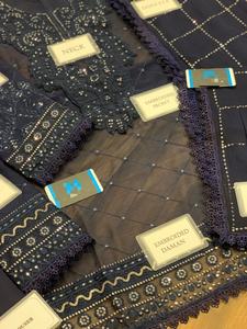 Vestido de boda bordado de gasa, estilo indio, paquistaní, Kameez Salwar, con trabajo manual pesado, colección de lujo, superventas, 2023 - Product Image 4