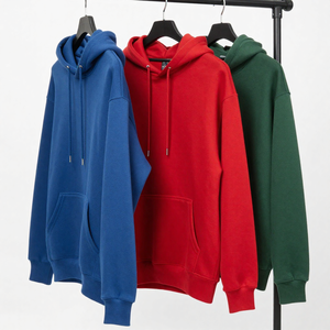Sweat-shirts d'hiver pour hommes 100 % coton anti-boulochage avec doublure polaire sur le devant, impression en relief, commandes personnalisées, vente en gros, vêtements de sport - Product Image 3