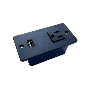 Prise unique de multiprise américaine encastrée de 10.5W avec PW-A USB-1011 - Product Image 1
