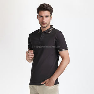 Nardon Apparel Polo para hombre Camisa de manga corta Botón clásico Básico Color sólido Diseñado Polo con cuello Camisas casuales de moda - Product Image 1