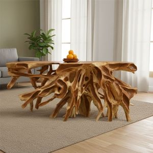 TEAK ROOT CONSOLE <b>TABLE</b> (CARVED) - Product Image 6