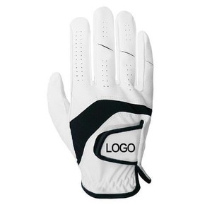 Guantes de Golf Deportivos de Cuero Genuino Cómodos y Protectores, Tacto Suave, Uso Profesional, Correa de Muñeca Ajustable, Personalizados para Hombre - Product Image 3
