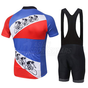 Vêtements de sport haut de gamme, uniforme de cyclisme avec panneaux extensibles, contrôle de l'humidité, respirant, coupe-vent, pour les séances de vélo quotidiennes - Product Image 2