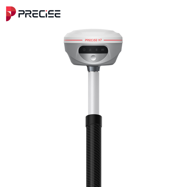 PRECISE X7 Multi-GNSS RTK Receiver IP68 Waterproof Full-constellation 1408 Channels Tilt Surveying 4G WiFi/Bluetooth