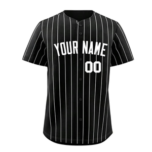 Camiseta de Béisbol Personalizada al por Mayor, con Botones, de Poliéster, para Equipos Deportivos, Camiseta de Béisbol Personalizada al por Mayor - Product Image 1