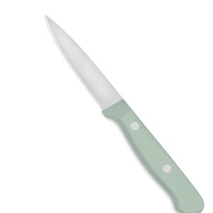 Couteaux à éplucher professionnels pour la cuisine, en acier inoxydable, couteaux de préparation tranchants avec manche riveté noir pour couper les fruits et les légumes - Product Image 6