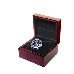 Boîte de rangement pour montres en bois de rose Yongda, structure rigide et protection intérieure douce, 108x120x71mm - Product Image 1