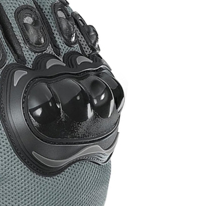 Gants de moto en cuir de qualité supérieure, entièrement en cuir, avec logo personnalisé imprimé, pour homme et femme. - Product Image 3