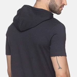 Camisetas con Capucha Bordadas de Diseño Personalizado de Primera Calidad para Hombre, 100% Algodón, Secado Rápido, Ajuste Cómodo, para Exteriores, Más Vendidas - Product Image 5