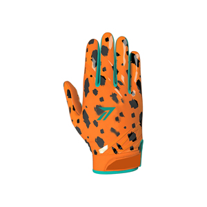 All Weather American Football <b>Gloves</b> Men Youth Rain Grip Tacky Palm Windproof <b>Moisture</b> Wicking Adjustable Wrist Lock Custom Logo - Product Image 2
