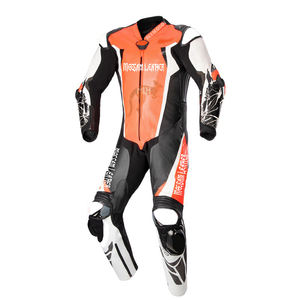 Traje de cuero para motociclismo, traje de cuero resistente para motociclismo, hecho en Pakistán, ropa para motociclismo, traje de carreras Kangaroo, calidad premium. - Product Image 1