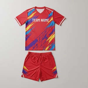 Uniformes de Fútbol Personalizados al por Mayor, Fabricante OEM, Conjunto de Camiseta y Pantalones Cortos de Fútbol, Proveedor de Ropa Deportiva Sublimada Premium a Nivel Mundial - Product Image 6