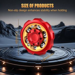 Fidget Spinner in Metallo di Precisione, Giocattolo Antistress e Antiansia, Strumento per Alleviare l'Ansia - Product Image 2
