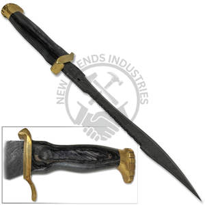 Nuevo Cuchillo Bowie Ranger Personalizable de 16 Pulgadas de Acero de Damasco, Cuchillo de Caza para Exteriores con Mango de Madera Exótica, el Mejor Cuchillo de Colección de Hoja Fija - Product Image 5