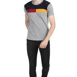 Premium New Style Color Block Casual T Shirt <b>Men</b> <b>Half</b> <b>Sleeve</b> Slim Fit Cotton Comfortable Daily Wear Trendy Fashion 2026 - Product Image 3