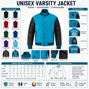 Chaqueta Varsity Personalizada de Dos Tonos con Ribete de Punto a Rayas, Ropa Deportiva, Chaquetas Varsity Casuales de Invierno, Fabricante - Product Image 2