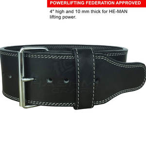 Cinturón de Cuero Profesional para Levantamiento de Pesas, con Hebilla, para Gimnasio, Fitness, Entrenamiento de Fuerza, Ideal para Hombres y Mujeres - Product Image 5