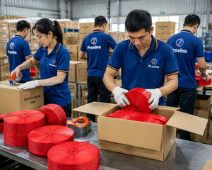 Sangle en polyester tissé à marque privée de 2 pouces, excellente résistance à l'usure pour le cerclage de marchandises, service de fabrication sur mesure - Product Image 2