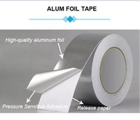 Rubans en aluminium ignifuges et imperméables de 2 pouces, 3 pouces et 4 pouces avec doublure, ruban en aluminium pour fenêtres, conduits et réfrigérateurs