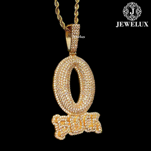 Breloques Hip Hop en Argent 925 Plaqué Or Glacé Jewelux à Forte Demande, Certifiées IGI, Bijoux Unisexe, Vente en Gros, Meilleur Prix Inde - Product Image 3