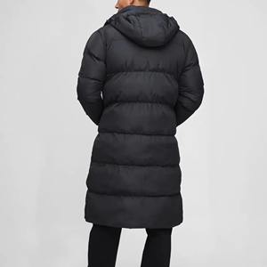 Abrigo Acolchado Grueso de Invierno Personalizado de Alta Calidad, Impermeable, Reversible, con Cremallera y Botones, con Capucha de Plumas para Exteriores - Product Image 2