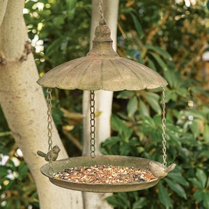 ที่ให้อาหารนกโลหะแบบแขวนตกแต่งสวนกลางแจ้งสำหรับตกแต่งลานบ้าน - Product Image 3