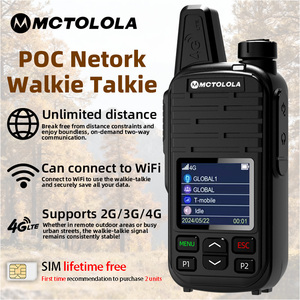 Talkie-walkie réseau public 4G avec carte SIM gratuite à vie, interphone longue portée, signal stable, adaptation à divers scénarios de travail - Product Image 2