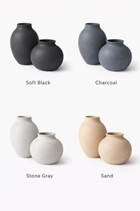 Vase de table en céramique de qualité supérieure, finition mate, design minimaliste, 8-16 pouces, décoration exquise et durable - Product Image 3