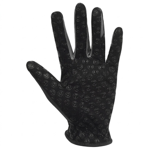 Gants de moto à doigts entiers en cuir synthétique coupe-vent antidérapants avec cordon de serrage unisexe pour sports d'été, impression numérique personnalisée - Product Image 3