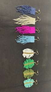 Pendientes Boho de Cuentas en Capas Hechos a Mano, Pendientes Colgantes de Múltiples Niveles, Joyería Étnica de Cuentas de Semillas, Conjunto Artesanal al por Mayor - Product Image 2