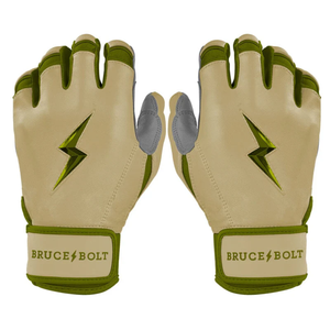 ถุงมือตีเบสบอลคุณภาพสูง ดีไซน์หนังนุ่มแบบ Bruce Bolt เพื่อการควบคุมไม้เบสบอลได้อย่างแม่นยำสูงสุด - Product Image 1