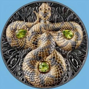 Monnaie en argent de Nouvelle-Zélande 2026 - <span class=keywords><strong>Serpent</strong></span> Élysium - Personnalisation d'usine avec 21 ans d'expérience - Product Image 2