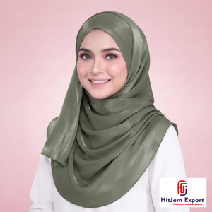 Wholesale Custom Chiffon Scarf Design Soft <b>Silk</b> Feel <b>Head</b> <b>Wrap</b> Shawl OEM ODM Fashion Textile Manufacturer India - Product Image 3