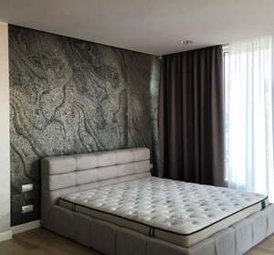 Exclusivo Revestimiento de Piedra de Mármol Natural Negro Hielo, Lámina Flexible Brillante para Paneles de Pared y Azulejos de Piso, Uso Seguro para Villas y Hogares - Product Image 2