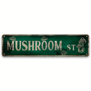 CIFbuy Targa personalizzata con segnali stradali a forma di fungo, decorazione carina per la stanza con TikTok per il servizio di ritiro Temu - Product Image 2