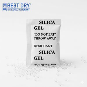 Sachet de gel de silice déshydratant 1g à haute absorption, qualité alimentaire et médicale - Product Image 1